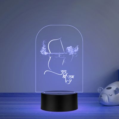 Jai Shree Ram Design Night Lamp